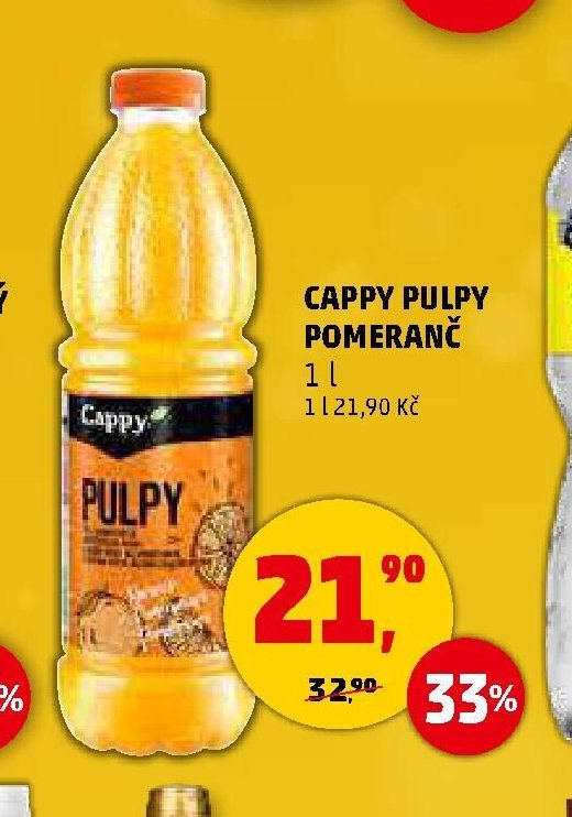 CAPPY PULPY POMERANČ