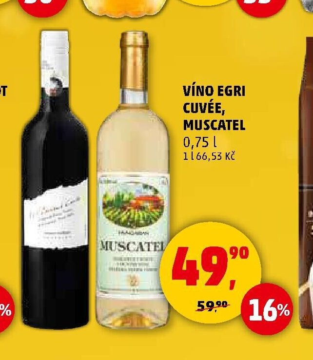 VÍNO EGRI CUVÉE, MUSCATEL
