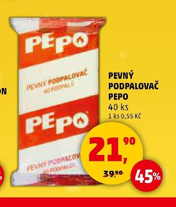 PEVNÝ PODPALOVAČ PEPO