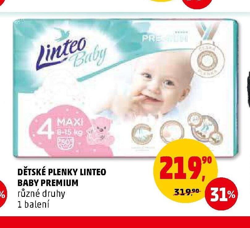 DĚTSKÉ PLENKY LINTEO BABY PREMIUM