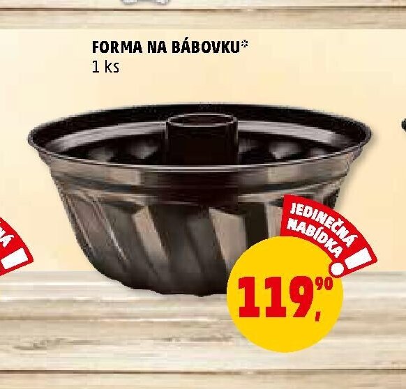FORMA NA BÁBOVKU