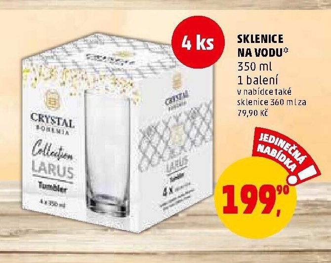 SKLENICE NA VODU