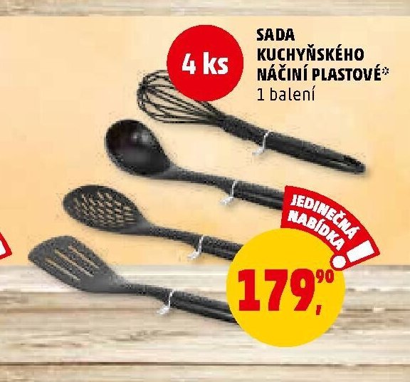 SADA KUCHYŇSKÉHO NÁČINÍ PLASTOVÉ