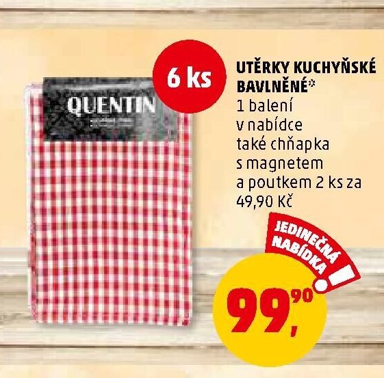 UTĚRKY KUCHYŇSKÉ BAVLNĚNÉ