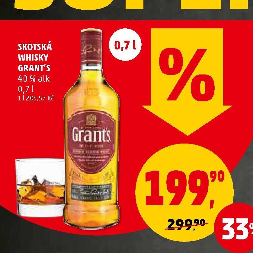 Skotská whisky Grant's