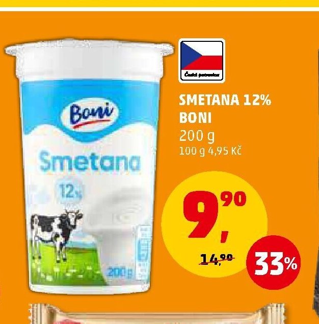 SMETANA 12% BONI