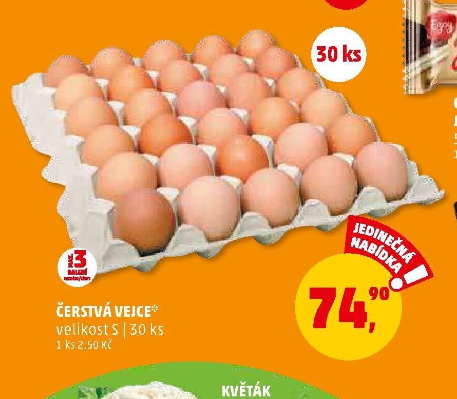 ČERSTVÁ VEJCE