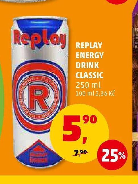 REPLAY ENERGY DRINK CLASSIC
