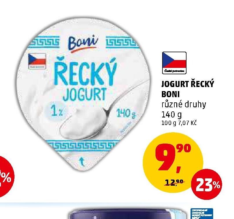 JOGURT ŘECKÝ BONI