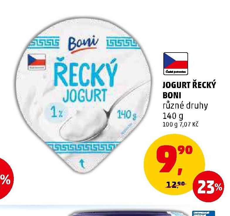 JOGURT ŘECKÝ BONI