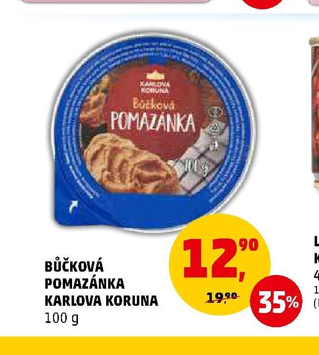 BŮČKOVÁ POMAZÁNKA KARLOVA KORUNA