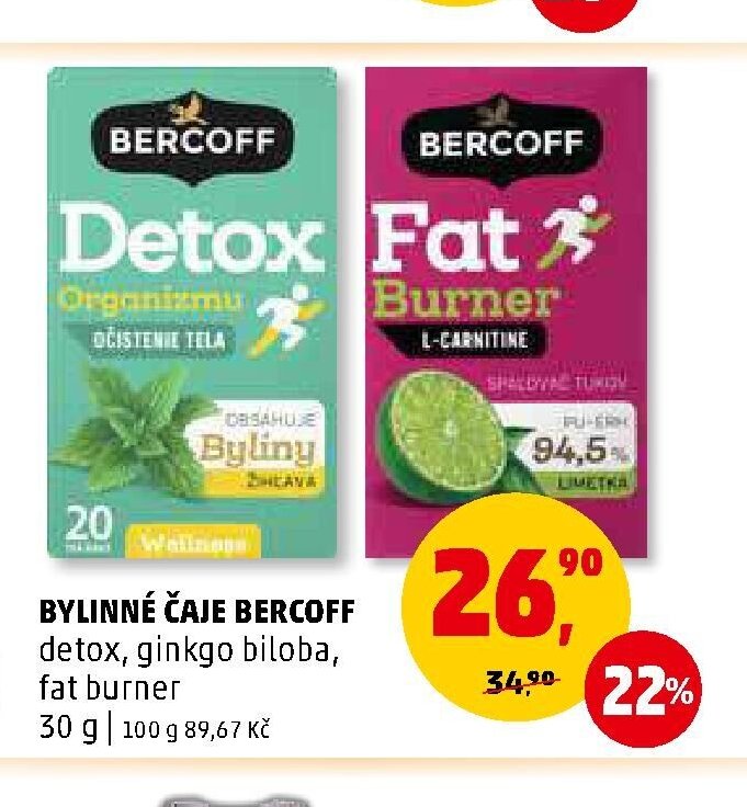 Bylinné čaje Bercoff
