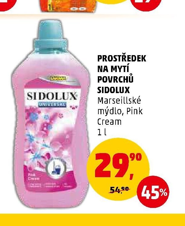 Prostředek na mytí povrchů Sidolux