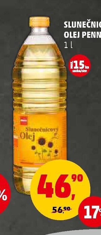 Slunečnicový olej Penny