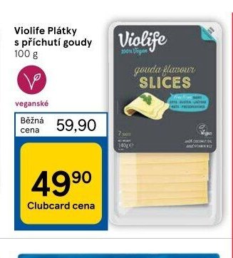 Violife Plátky s příchutí goudy