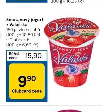 Smetanový jogurt z Valašska