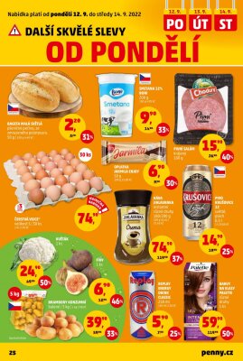 akční leták Penny Market 8.9.2022-14.9.2022