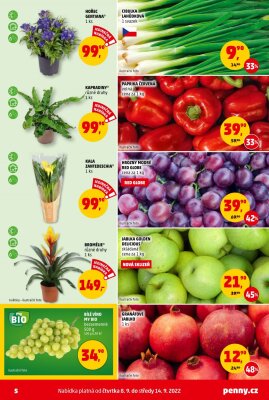 akční leták Penny Market 8.9.2022-14.9.2022