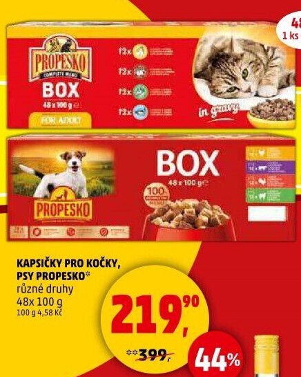 Kapsičky pro kočky Propesko