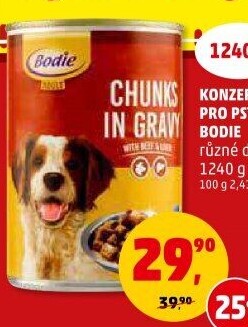 Konzerva pro psy Bodie