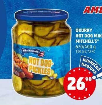 Okurky Hot Dog Mike Mitchell'