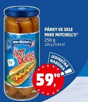 Párky ve skle Mike Mitchell'