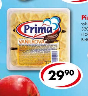 Prima zmrzlina s toppingem