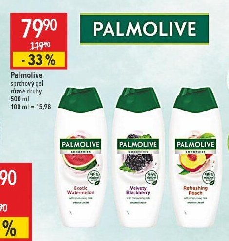 Palmolive sprchový gel různé druhy 500 ml