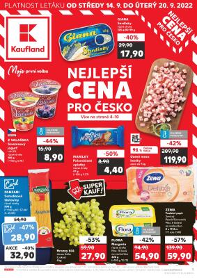 akční leták Kaufland 14.9.2022-29.9.2022