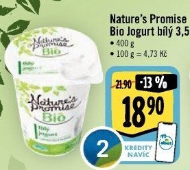 Bílý jogurt 3,5% Bio Nature'