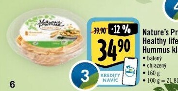 Hummus Healthy life Nature'