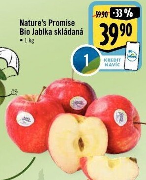 Jablka bio Nature'