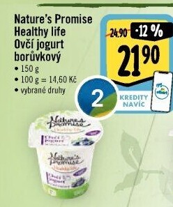 Jogurt ovčí ochucený Healthy life Nature'