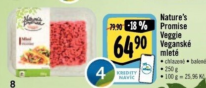 Mleté maso Veggie Nature'