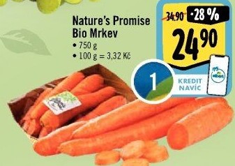Mrkev bio Nature'