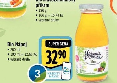 Nápoj dětský bio Nature'