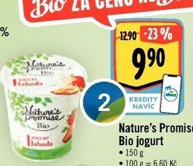 Ochucený jogurt bio Nature'