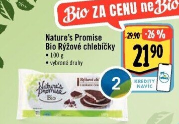 Rýžové chlebíčky bio Nature'