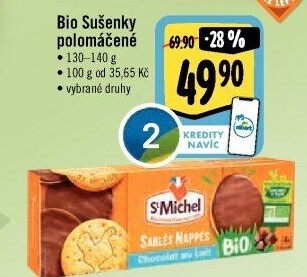 Suš polomáčené bio St. Michel