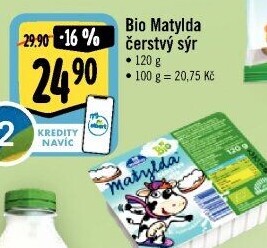 Sýr čerstvý bio Matylda Milko