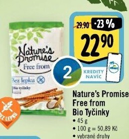 Tyčinky Bio Free From Nature'