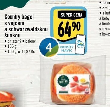 Bagel obložený Albert Fresh Bistro