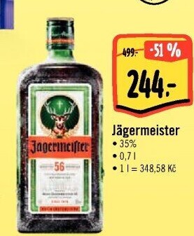 Bylinný likér Jägermeister