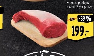 Hovězí plec kulatá - falešná svíčková