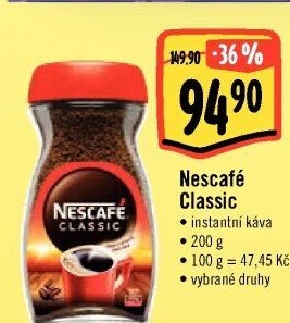 Instantní káva Nescafé Classic
