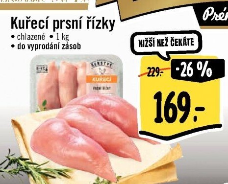 Kuřecí prsní řízky Albert