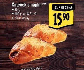 Šáteček s náplní