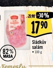 Sládkův salám Albertovo uzenářství