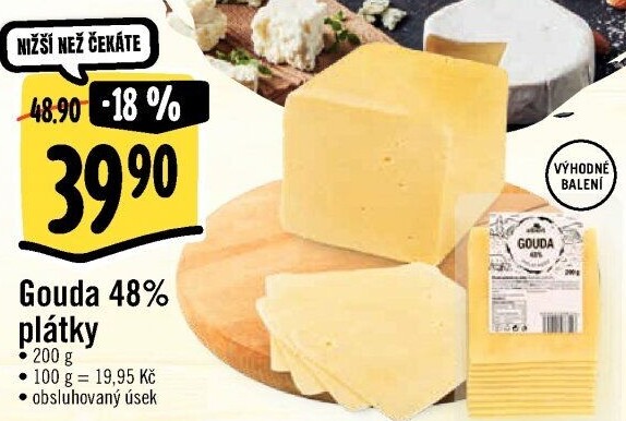 Sýr Gouda 48% Albert