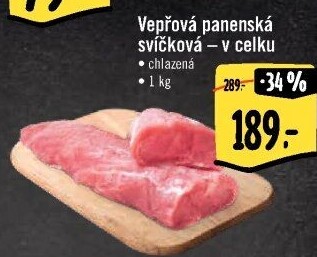 Vepřová panenská svíčková